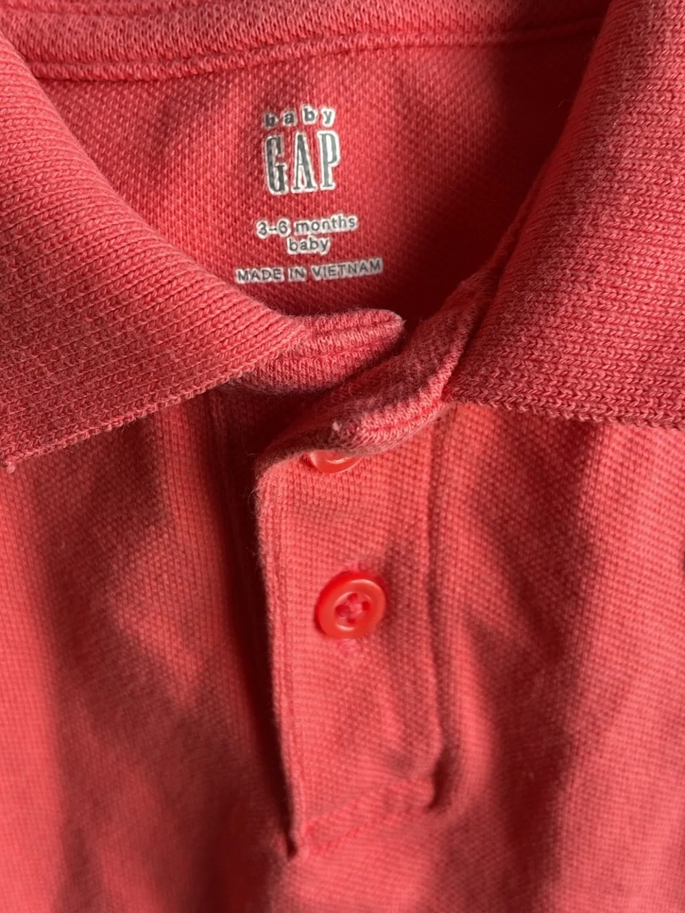 Coral Polo Romper Top - Kids Shirt